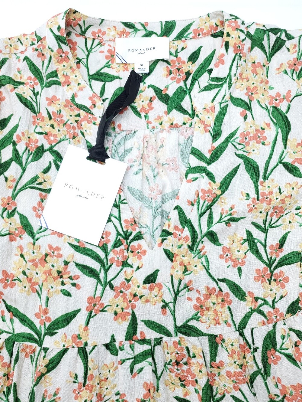 NEW Tuckernuck Pomander Place Bermuda Blossom Floral Kenzo Summer Dress Size XL - Picture 8 of 13